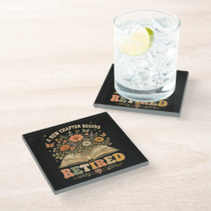 Retirement Is Music To My Ears Glass Coaster