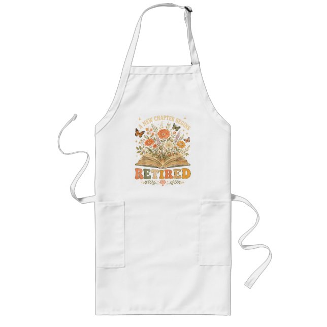 Retirement Is Music To My Ears Long Apron (Front)