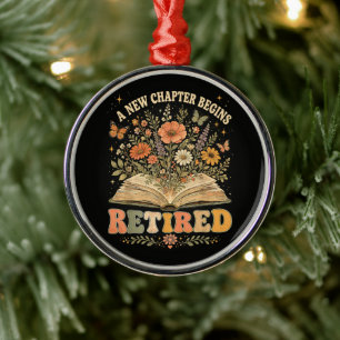 Retirement Is Music To My Ears Metal Ornament