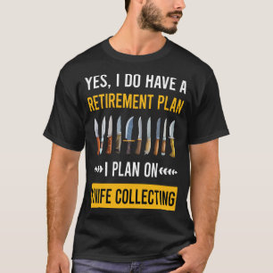 Retirement Knife Collecting Knives T-Shirt