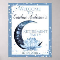 Retirement Lotus Flower Party Welcome