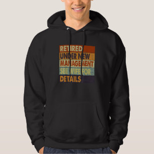 Retirement Men Dad Retiring Party Humor  2 Hoodie