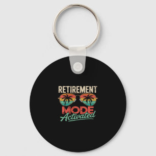 Retirement Mode Activated Retired Vacation Men Wom Key Ring