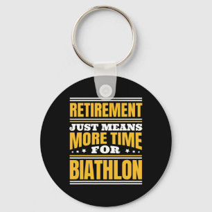 Retirement More Time For Biathlon Key Ring