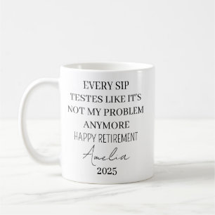 Retirement Mug, Custom Retirement Coffee Mug, Reti Mug