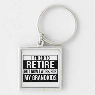 Retirement My Grandkids Key Ring
