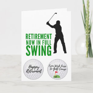 Retirement now in full swing  holiday card