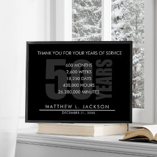 Retirement or Employedd Appreciation Gift Poster