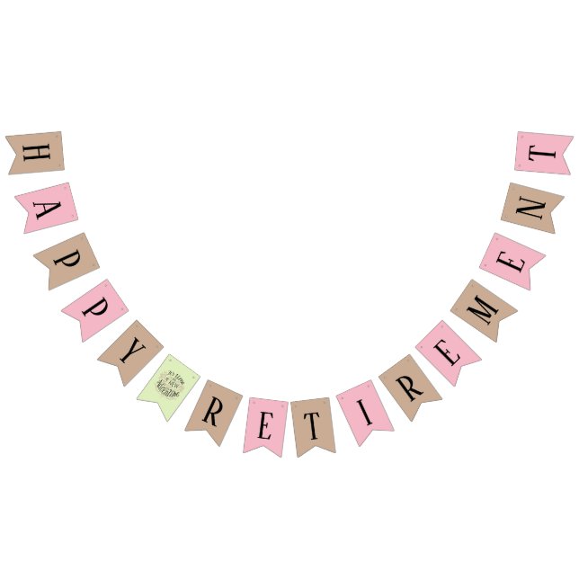 RETIREMENT PARTY BUNTING BUNTING  (All)