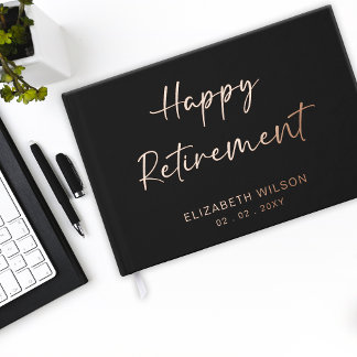 Retirement Party, Happy Retirement Leaving Party  Guest Book