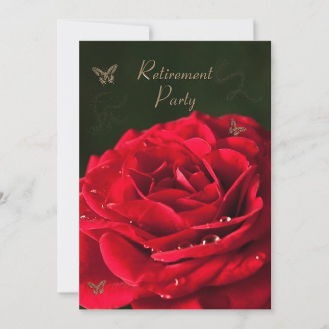 Retirement party invitation (Front)