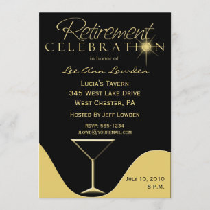 Retirement Party Invitation