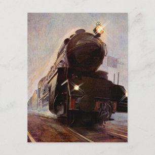 RETIREMENT PARTY INVITATION ~ MISTY EVENING TRAIN!