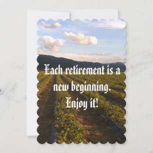 retirement party invitation plantation