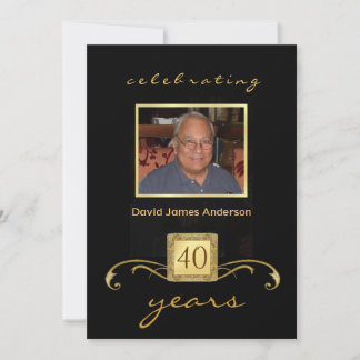 Retirement Party Invitations - Formal Photo Invite