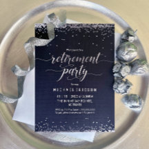 Retirement Party Invite, Elegant Celebration