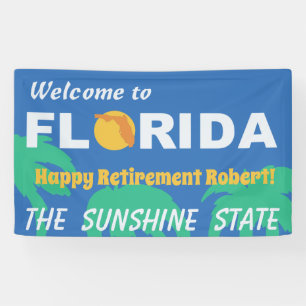 Retirement Party Moving to Florida Banner