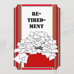 Retirement party or announcement