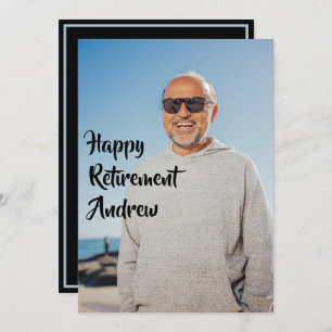 Retirement Party Photo Invitation