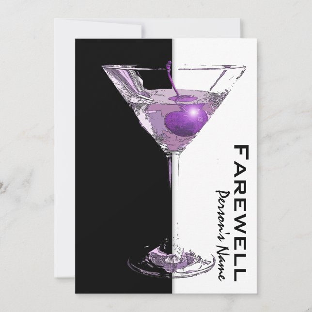 Retirement party retiring farewell CUSTOMIZE Invitation (Front)