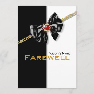 Retirement party retiring farewell CUSTOMIZE Invitation