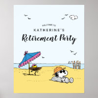 Retirement Party | Snoopy & Woodstock on the Beach