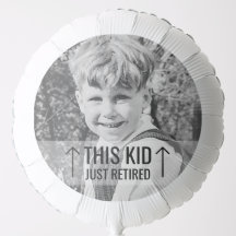 Retirement Photo Balloon