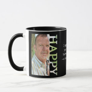 Retirement Photo Canvas   Personalised Retirement  Mug