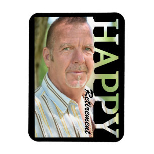 Retirement Photo Magnet Personalised Retirement