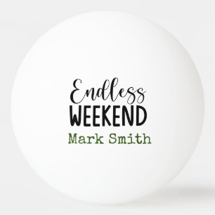 Retirement ping pong ball
