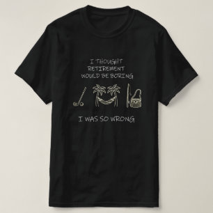 Retirement Plan Golf Hammock Fishing — Funny Gift T-Shirt