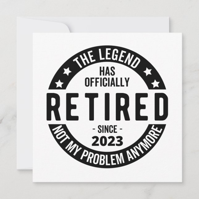 retirement plan invitation (Front)
