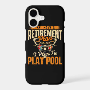 Retirement Plan Play Pool - Billiard Player Sports