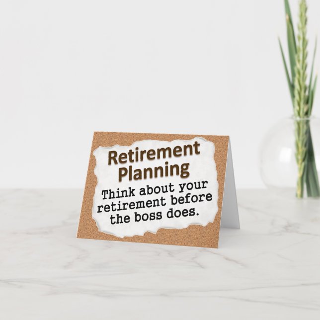 Retirement Planning (2) Card (Front)