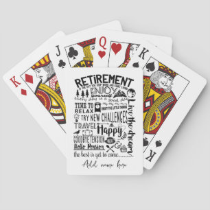 Retirement Playing Cards