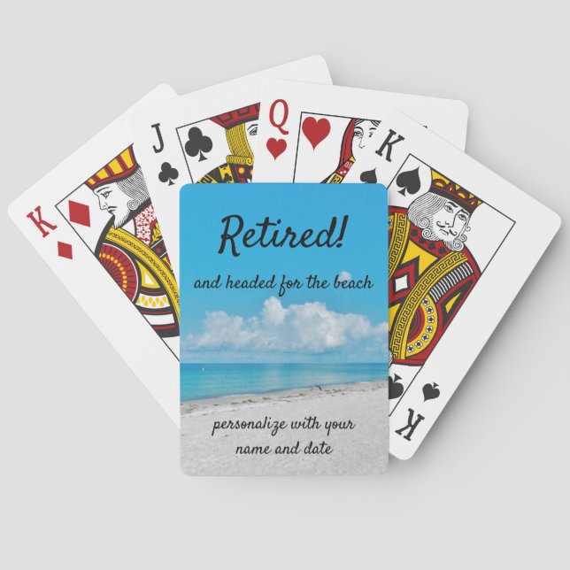 Retirement Playing Cards (Back)
