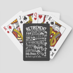 Retirement playing cards