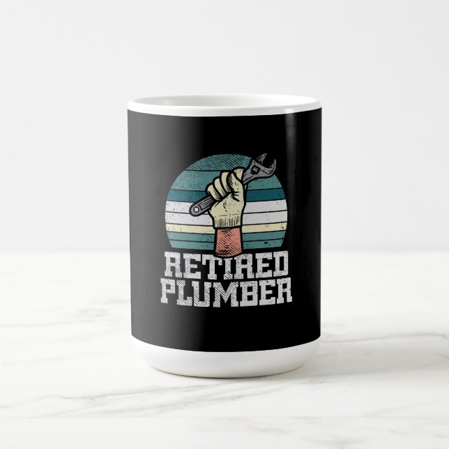 Retirement Plumber Pension Coffee Mug (Center)