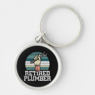 Retirement Plumber Pension Key Ring