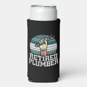 Retirement Plumber Pension Seltzer Can Cooler