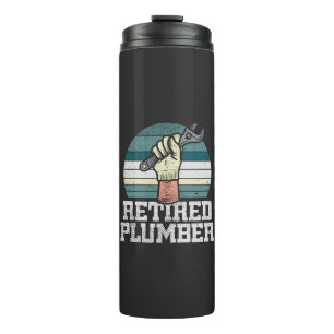 Retirement Plumber Pension Thermal Tumbler