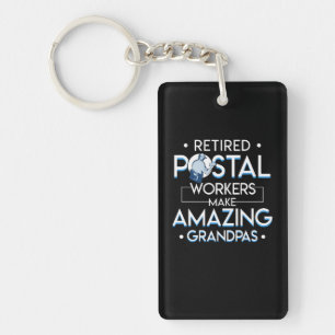 Retirement Postal Worker Grandpas Make Amazing Key Ring