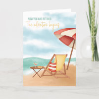 Retirement Relaxing Beach New Adventures Card