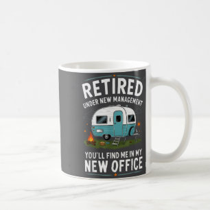 Retirement Retired Funny Camper Camp Camng  Coffee Mug