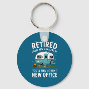 Retirement Retired Funny Camper Camp Camng Key Ring