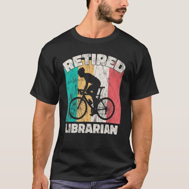   Retirement   Retired Librarian T-Shirt (Front)
