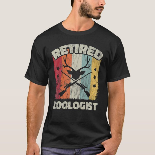 Retirement Retired Zoologist T-Shirt (Front)