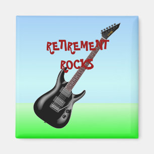 RETIREMENT ROCKS MAGNET