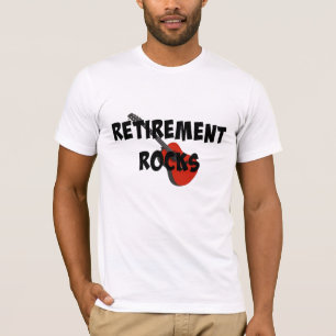 Retirement Rocks, Red Guitar T-Shirt