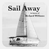 Retirement sailing Sail Away Sailboat formal